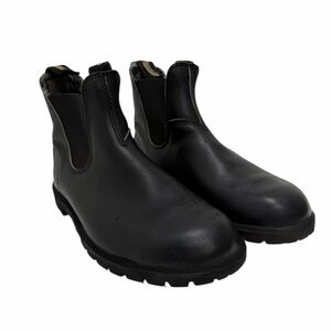 Blundstone Black Leather Chelsea Ankle Pull On Boots Men’s 10